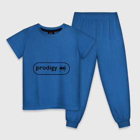 Детская пижама хлопок с принтом Prodigy лого с муравьем в Тюмени, 100% хлопок |  брюки и футболка прямого кроя, без карманов, на брюках мягкая резинка на поясе и по низу штанин
 | Тематика изображения на принте: prodigy | логотип | продиджи | электронная музыка