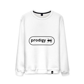Мужской свитшот хлопок с принтом Prodigy лого с муравьем в Тюмени, 100% хлопок |  | prodigy | логотип | продиджи | электронная музыка