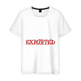 Мужская футболка хлопок с принтом The Exploited в Тюмени, 100% хлопок | прямой крой, круглый вырез горловины, длина до линии бедер, слегка спущенное плечо. | Тематика изображения на принте: exploited | rock | панк | рок | эксплойтэд