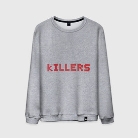 Мужской свитшот хлопок с принтом The Killers в Тюмени, 100% хлопок |  | killers | rock | инди | логотип | рок