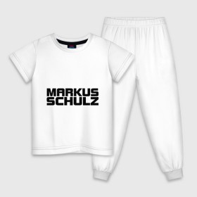 Детская пижама хлопок с принтом Markus Schulz в Тюмени, 100% хлопок |  брюки и футболка прямого кроя, без карманов, на брюках мягкая резинка на поясе и по низу штанин
 | deejay | dj | markus schulz | trance | диджей | маркус шульц | транс