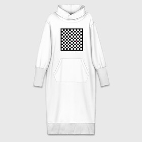Платье удлиненное хлопок с принтом Шахматная эмо доска в Тюмени,  |  | emo | розовый квадрат | субкультуры | шахматная доска | шахматы | эмо | эмо шахматы