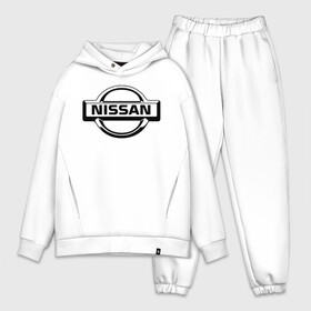 Мужской костюм хлопок OVERSIZE с принтом Nissan club в Тюмени,  |  | nissan | nissan club | авто | автомобили | машины | нисан | нисан клаб | ниссан | тачки