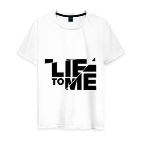 Мужская футболка хлопок с принтом Lie to me (3) в Тюмени, 100% хлопок | прямой крой, круглый вырез горловины, длина до линии бедер, слегка спущенное плечо. | lie to me | обмани меня | теория лжи