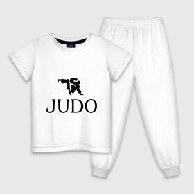 Детская пижама хлопок с принтом Дзюдо в Тюмени, 100% хлопок |  брюки и футболка прямого кроя, без карманов, на брюках мягкая резинка на поясе и по низу штанин
 | дзюдо