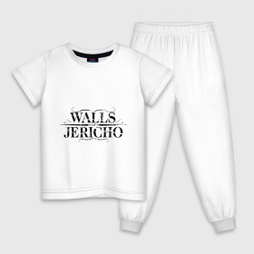 Детская пижама хлопок с принтом Walls Jericho в Тюмени, 100% хлопок |  брюки и футболка прямого кроя, без карманов, на брюках мягкая резинка на поясе и по низу штанин
 | 