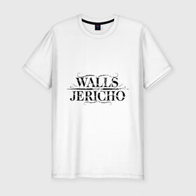 Мужская футболка премиум с принтом Walls Jericho в Тюмени, 92% хлопок, 8% лайкра | приталенный силуэт, круглый вырез ворота, длина до линии бедра, короткий рукав | Тематика изображения на принте: 