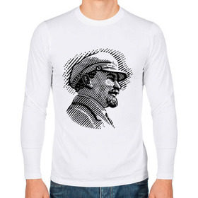 Мужской лонгслив хлопок с принтом Ленин портрет гравюра в Тюмени, 100% хлопок |  | большевики | владимир ильич | владимир ульянов | гравюра | знаменитость | ленин | портрет | революционер | революция | ссср
