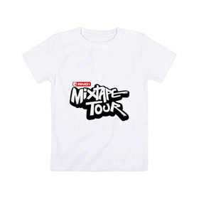 Детская футболка хлопок с принтом AND1 Mixtape tour в Тюмени, 100% хлопок | круглый вырез горловины, полуприлегающий силуэт, длина до линии бедер | mixtape tour | баскетбольный тур | микстейп тур