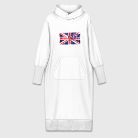 Платье удлиненное хлопок с принтом England Urban flag в Тюмени,  |  | 5262 | england | gb | uk | urban style | англия | британия | британский флаг | великобритания | флаги