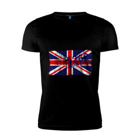 Мужская футболка премиум с принтом England Urban flag в Тюмени, 92% хлопок, 8% лайкра | приталенный силуэт, круглый вырез ворота, длина до линии бедра, короткий рукав | 5262 | england | gb | uk | urban style | англия | британия | британский флаг | великобритания | флаги