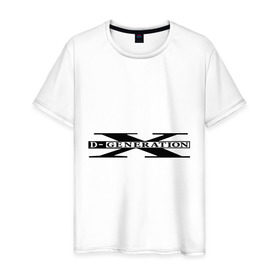 Мужская футболка хлопок с принтом Generation X в Тюмени, 100% хлопок | прямой крой, круглый вырез горловины, длина до линии бедер, слегка спущенное плечо. | Тематика изображения на принте: 