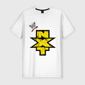 Мужская футболка премиум с принтом NXT в Тюмени, 92% хлопок, 8% лайкра | приталенный силуэт, круглый вырез ворота, длина до линии бедра, короткий рукав | джон сина