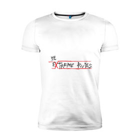 Мужская футболка премиум с принтом Extreme Rules в Тюмени, 92% хлопок, 8% лайкра | приталенный силуэт, круглый вырез ворота, длина до линии бедра, короткий рукав | 