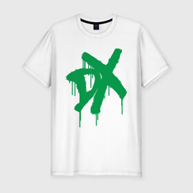 Мужская футболка премиум с принтом D-Generation X (2) в Тюмени, 92% хлопок, 8% лайкра | приталенный силуэт, круглый вырез ворота, длина до линии бедра, короткий рукав | джон сина