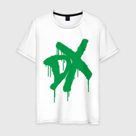 Мужская футболка хлопок с принтом D-Generation X (2) в Тюмени, 100% хлопок | прямой крой, круглый вырез горловины, длина до линии бедер, слегка спущенное плечо. | джон сина