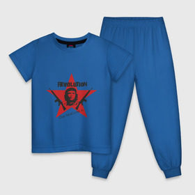 Детская пижама хлопок с принтом Che Guevara - revolution в Тюмени, 100% хлопок |  брюки и футболка прямого кроя, без карманов, на брюках мягкая резинка на поясе и по низу штанин
 | Тематика изображения на принте: че гевара