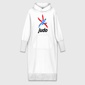 Платье удлиненное хлопок с принтом Дзюдо   Judo эмблема в Тюмени,  |  | дзюдо