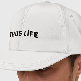 Кепка снепбек с прямым козырьком с принтом Thug life в Тюмени, хлопок 100% |  | gangsta | gansta | hip | hip hop | hop | rap | пуля | реп | рэп | рэпчина | хип | хип хоп | хоп