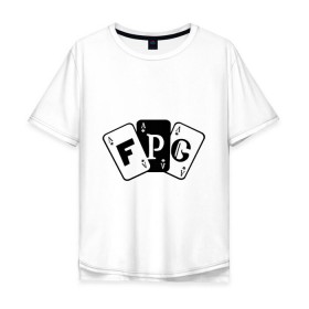 Мужская футболка хлопок Oversize с принтом FPG в Тюмени, 100% хлопок | свободный крой, круглый ворот, “спинка” длиннее передней части | heavy metal | metal | rock | trash metal | квартет | метал | рок | рок группа | рок группы | трэш метал | хеви метал