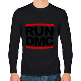 Мужской лонгслив хлопок с принтом Run DMC в Тюмени, 100% хлопок |  | dmc | gangsta | gansta | hip hop | hop | rap | run | рэп | рэпчина | хип | хип хоп | хипхоп | хоп