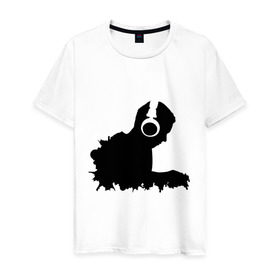 Мужская футболка хлопок с принтом Ди-джей в Тюмени, 100% хлопок | прямой крой, круглый вырез горловины, длина до линии бедер, слегка спущенное плечо. | 