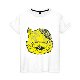 Женская футболка хлопок с принтом Drop dead (2) в Тюмени, 100% хлопок | прямой крой, круглый вырез горловины, длина до линии бедер, слегка спущенное плечо | drop dead