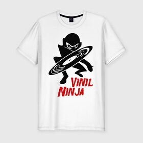 Мужская футболка премиум с принтом Vinil Ninja в Тюмени, 92% хлопок, 8% лайкра | приталенный силуэт, круглый вырез ворота, длина до линии бедра, короткий рукав | 