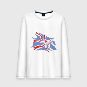 Мужской лонгслив хлопок с принтом Флаг Англии в Тюмени, 100% хлопок |  | england | gb | uk | англия | британский флаг | великобритания | соединенное королевство | флаг