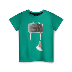 Детская футболка хлопок с принтом Сайлент Хилл в Тюмени, 100% хлопок | круглый вырез горловины, полуприлегающий силуэт, длина до линии бедер | hill | silent | сайлент | ужастик | ужастики | ужасы | хилл