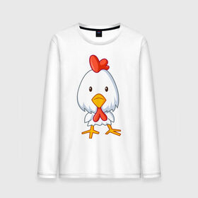 Мужской лонгслив хлопок с принтом Цыплёнок (2) в Тюмени, 100% хлопок |  | Тематика изображения на принте: животные | курица | птенец | птенчик | цыпа | цыпленок | цыплята