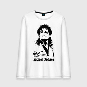 Мужской лонгслив хлопок с принтом Michael Jackson в Тюмени, 100% хлопок |  | Тематика изображения на принте: jackson | michael | pop | джексон | майкл | майкл джексон | поп