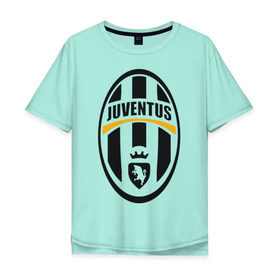 Мужская футболка хлопок Oversize с принтом Italian Serie A. Juventus FC в Тюмени, 100% хлопок | свободный крой, круглый ворот, “спинка” длиннее передней части | фк | ювентус