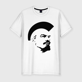 Мужская футболка премиум с принтом Ленин Панк в Тюмени, 92% хлопок, 8% лайкра | приталенный силуэт, круглый вырез ворота, длина до линии бедра, короткий рукав | Тематика изображения на принте: pank | punk | punks | punks not dead | ирокез | панк | панки