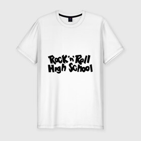Мужская футболка премиум с принтом Rock And Roll в Тюмени, 92% хлопок, 8% лайкра | приталенный силуэт, круглый вырез ворота, длина до линии бедра, короткий рукав | Тематика изображения на принте: 