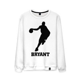 Мужской свитшот хлопок с принтом Basketball Star - Kobe Bryant в Тюмени, 100% хлопок |  | kobe bryant | баскетболист | коби брайнт