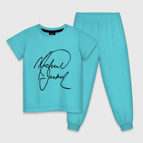 Детская пижама хлопок с принтом Michael Jackson (автограф) в Тюмени, 100% хлопок |  брюки и футболка прямого кроя, без карманов, на брюках мягкая резинка на поясе и по низу штанин
 | Тематика изображения на принте: майкл джексон