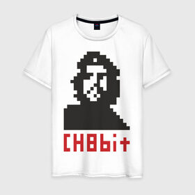 Мужская футболка хлопок с принтом 8 bit Чегевара в Тюмени, 100% хлопок | прямой крой, круглый вырез горловины, длина до линии бедер, слегка спущенное плечо. | че гевара