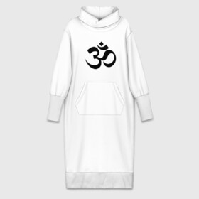 Платье удлиненное хлопок с принтом ОМ Йога в Тюмени,  |  | духовное равновесие | йога | ом йога | пилатес | фитнес