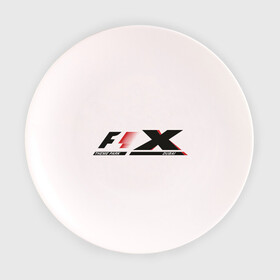 Тарелка с принтом F1 X  theme park Dubai в Тюмени, фарфор | диаметр - 210 мм
диаметр для нанесения принта - 120 мм | формула 1