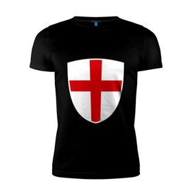 Мужская футболка премиум с принтом England - Англия в Тюмени, 92% хлопок, 8% лайкра | приталенный силуэт, круглый вырез ворота, длина до линии бедра, короткий рукав | Тематика изображения на принте: фк | футбольный клуб