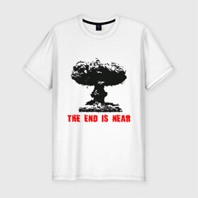 Мужская футболка премиум с принтом 2012 - Конец близок в Тюмени, 92% хлопок, 8% лайкра | приталенный силуэт, круглый вырез ворота, длина до линии бедра, короткий рукав | атомная бомба | бомба | взрыв | катастрофа | конец близок | ядерный взрыв