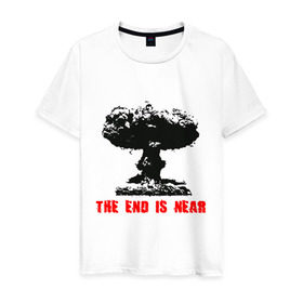Мужская футболка хлопок с принтом 2012 - Конец близок в Тюмени, 100% хлопок | прямой крой, круглый вырез горловины, длина до линии бедер, слегка спущенное плечо. | Тематика изображения на принте: атомная бомба | бомба | взрыв | катастрофа | конец близок | ядерный взрыв