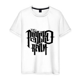 Мужская футболка хлопок с принтом The Psycho Realm в Тюмени, 100% хлопок | прямой крой, круглый вырез горловины, длина до линии бедер, слегка спущенное плечо. | gangsta | gansta | hip | hip hop | hop | rap | реп | рэп | рэпчина | хип | хип хоп | хоп
