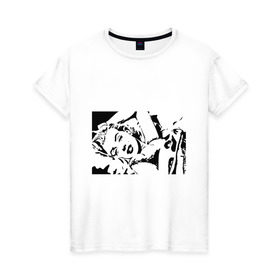 Женская футболка хлопок с принтом Marilyn Monroe в Тюмени, 100% хлопок | прямой крой, круглый вырез горловины, длина до линии бедер, слегка спущенное плечо | hollywood | marilyn monroe | актриса | голливуд | мерлин монро | монро | певица