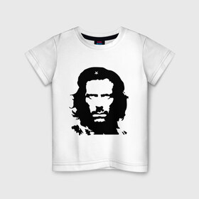 Детская футболка хлопок с принтом Che House в Тюмени, 100% хлопок | круглый вырез горловины, полуприлегающий силуэт, длина до линии бедер | house | house md | доктор хауз | доктор хаус | хауз | хаус | хью лори