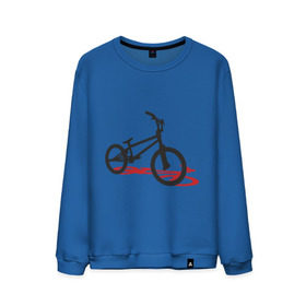 Мужской свитшот хлопок с принтом BMX 1 в Тюмени, 100% хлопок |  | bmx | велик | вело | велогонки | велорейсинг | велосипед | спортивный велосипед | фрирайд | эктрим