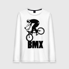 Мужской лонгслив хлопок с принтом BMX 3 в Тюмени, 100% хлопок |  | bmx | free style | бмэкс | велик | вело | велосипедист | фристайл | экстрим | экстримальный