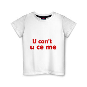 Детская футболка хлопок с принтом wwe John Cena (2) в Тюмени, 100% хлопок | круглый вырез горловины, полуприлегающий силуэт, длина до линии бедер | john cena | wwe | джон сина