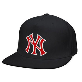 Кепка снепбек с прямым козырьком с принтом NY Yankees red (3) в Тюмени, хлопок 100% |  | baseball | major league basebal | mlb | new era | ny | staten island | yankees | америка | бейсбол | бита | главная лига бейсбола | нью йорк янкиз | статен айленд | сша | янки